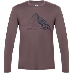 Koszulka z długim rękawem męska SUPER.NATURAL M Mountain Rise LS. Fioletowe koszulki męskie z długim rękawem Super.natural, m. Za 349.99 zł.