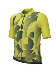 Koszulka rowerowa męska Alé Cycling Solid Enjoy. Żółte t-shirty sportowe męskie ALÉ CYCLING, na wiosnę, l, z elastanu, bez ramiączek, rowerowe. Za 404.99 zł.