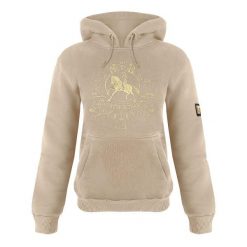Bluza jeździecka JD ATTACK Royal. Brązowe bluzy z kapturem damskie JD ATTACK, l, z bawełny. Za 229.00 zł.