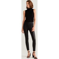 Mango - Legginsy Bang. Czarne legginsy damskie Mango, l, bez wzorów, z elastanu. Za 89.90 zł.