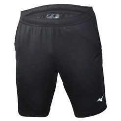 Szorty Mizuno Team nara training. Czarne szorty sportowe męskie Mizuno, m, z materiału, na fitness i siłownię. Za 138.00 zł.