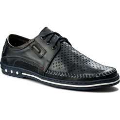Półbuty LASOCKI FOR MEN - 9158 Granatowy. Niebieskie półbuty męskie Lasocki For Men, z materiału, bez zapięcia. W wyprzedaży za 99.98 zł.