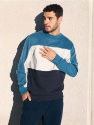 Bluza - szary. Szare bluzy bez kaptura męskie Sinsay, l. W wyprzedaży za 22.99 zł.