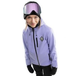 Kurtka snowboardowa damska W2-W Makalu. Niebieskie kurtki narciarskie i snowboardowe damskie SIROKO, xs, bez wzorów, z softshellu, bez kaptura, narciarskie. W wyprzedaży za 339.00 zł.