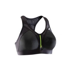 Stanik Do Biegania Easy Zip. Niebieskie biustonosze KALENJI, bez wzorów, z elastanu. Za 79.99 zł.