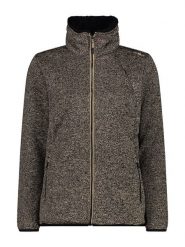 CMP Kurtka polarowa w kolorze jasnobrązowo-czarnym rozmiar: 44. Brązowe kurtki damskie CMP, s, bez wzorów, z materiału, bez kaptura. Za 175.26 zł.