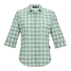 Bluzka damska z długim rękawem Regatta Keralin. Zielone bluzki damskie Regatta, bez wzorów, sportowe, bez kołnierzyka, bez ramiączek. Za 229.99 zł.