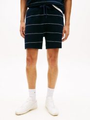 Tommy Jeans Szorty Mężczyźni niebieski, XL. Niebieskie szorty męskie Tommy Jeans, z jeansu, bez kołnierzyka. Za 229.95 zł.