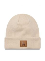 New Era Czapka Team Patch Cuff Bea 60565197 Beżowy. Brązowe czapki zimowe damskie New Era, z materiału. Za 129.99 zł.