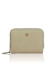 Bellicci Skórzany portfel "Veneta" w kolorze beżowym - 11 x 8 x 2 cm rozmiar: onesize. Brązowe portfele damskie Bellicci, bez wzorów, z materiału. Za 113.10 zł.