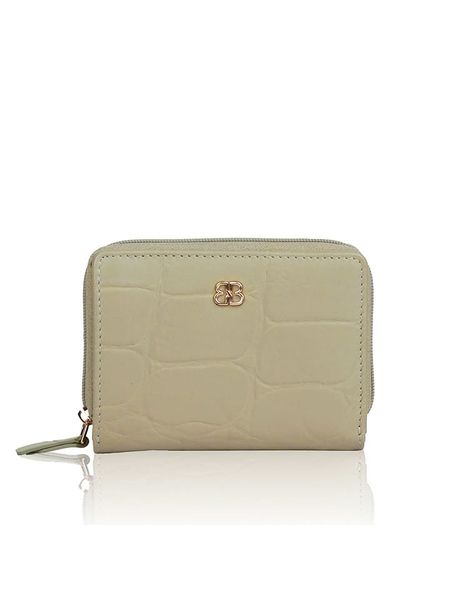 Bellicci Skórzany portfel "Veneta" w kolorze beżowym - 11 x 8 x 2 cm rozmiar: onesize. Brązowe portfele damskie Bellicci, bez wzorów, z materiału. Za 108.74 zł.