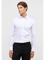 Eterna Koszula - Slim fit - w kolorze białym rozmiar: 40. Białe koszule męskie Eterna, bez wzorów, z bawełny, bez kołnierzyka, bez ramiączek. Za 117.45 zł.