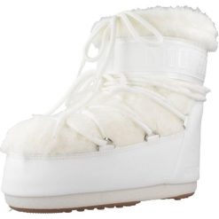 Buty MOON BOOT MB ICON LOW FAUX FUR Biały. Białe obuwie trekkingowe damskie Moon Boot, na zimę. Za 1,087.99 zł.