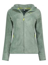 Canadian Peak Kurtka polarowa "Upaloodeak" w kolorze zielonym rozmiar: XL. Zielone kurtki damskie Canadian Peak, xl, bez wzorów, z materiału, bez kaptura. Za 123.25 zł.