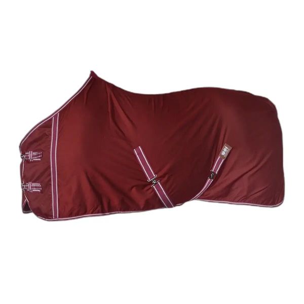 Koszulka z końmi Hispano Hipica Larra. Czerwone t-shirty damskie HISPANO HIPICA, bez wzorów, z materiału, bez kołnierzyka. Za 248.00 zł.