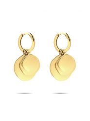 Liebeskind Kolczyki-kreole rozmiar: onesize. Żółte kolczyki damskie Liebeskind, ze stali. Za 204.48 zł.