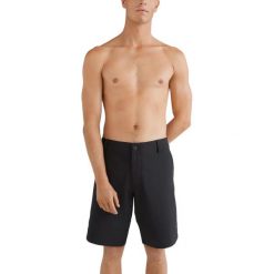 Spodenki męskie O'Neill Hybrid Chino. Czarne szorty męskie O'neill, bez wzorów, sportowe. Za 299.00 zł.