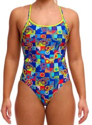 Strój kąpielowy jednoczęściowy FUNKITA Bored Games - Diamond Back. Stroje jednoczęściowe damskie FUNKITA, l, bez wzorów. Za 259.00 zł.