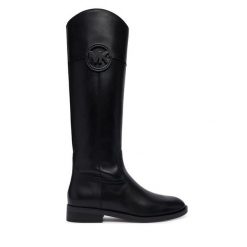 Kozaki MICHAEL Michael Kors. Czarne kozaki damskie MICHAEL Michael Kors, bez obcasa, na płaskiej podeszwie. Za 1,239.00 zł.