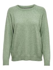 ONLY Sweter "Lesly" w kolorze zielonym rozmiar: M. Zielone swetry klasyczne damskie Only, m, bez kołnierzyka. Za 118.84 zł.