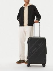 Reebok Walizka średnia CEO-RBK-028-M Czarny. Czarne walizki męskie Reebok, bez wzorów, średnie. Za 319.99 zł.