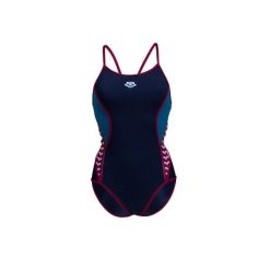 Damski kostium kąpielowy 1-częściowy Arena Icons Super Fly. Niebieskie stroje jednoczęściowe damskie Arena, s, bez wzorów. Za 99.99 zł.