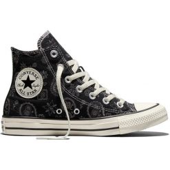 Buty sportowe Converse Chuck Taylor All Star Paisley Pop. Czarne buty sportowe na co dzień damskie Converse, z materiału, bez zapięcia, trekkingowe. Za 590.00 zł.