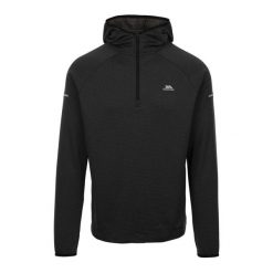 Trespass Montgo - Męska aktywna bluza z kapturem w kolorze czarnym. Czarne bluzy z kapturem męskie Trespass, m. Za 305.99 zł.