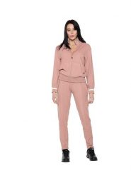 Bluza z zamek błyskawiczny na co dzień na siłownię. Czarne bluzy bez kaptura damskie LEONE 1947 APPAREL, l, z dresówki. Za 522.04 zł.