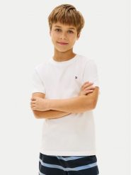 Tommy Hilfiger Komplet t-shirtów UK0UK00073 Biały Regular Fit. Białe t-shirty chłopięce Tommy Hilfiger, bez wzorów, z bawełny, bez ramiączek. Za 149.99 zł.