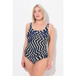 Damskie Kostium kąpielowy różowy bez miękkich miseczek okrągły dekolt. Czarne stroje jednoczęściowe damskie Ulla Popken, plus size, bez wzorów, plus size. W wyprzedaży za 159.99 zł.