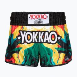 Spodenki treningowe męskie YOKKAO Sunday Trip Muay Thai. Szorty męskie YOKKAO, z satyny, bez kołnierzyka. Za 289.99 zł.