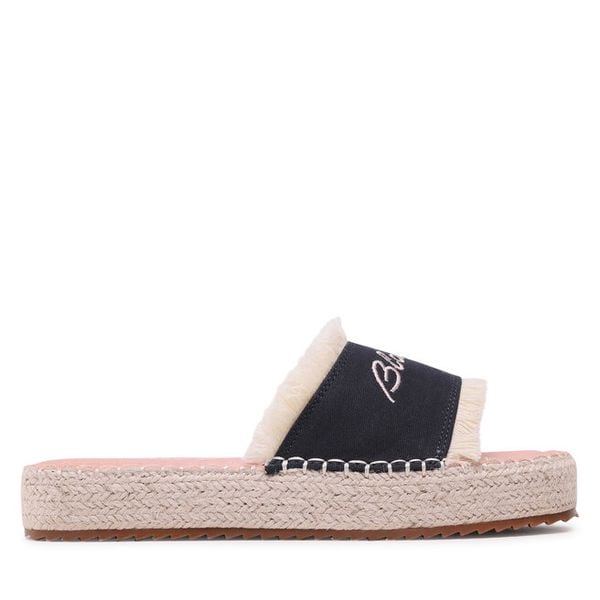 Espadryle Blauer. Niebieskie espadryle damskie Blauer, bez wzorów, bez obcasa. Za 399.99 zł.