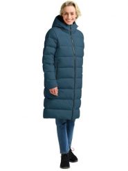 Jack Wolfskin Płaszcz puchowy "Frozen Place" w kolorze niebieskim rozmiar: M. Niebieskie płaszcze damskie Jack Wolfskin, m, bez wzorów, z puchu. Za 804.99 zł.