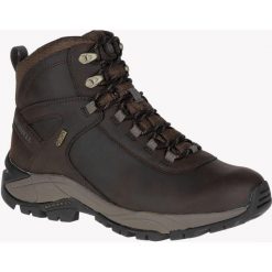 Buty trekkingowe wodoodporne dla mężczyzny Merrell VEGO MID LTR WP. Brązowe buty trekkingowe męskie MERRELL, bez zapięcia, trekkingowe. Za 539.00 zł.