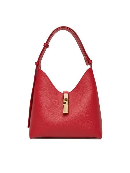 Furla Torebka Goccia S WB01979 BX3353 KH 4484S Czerwony. Czerwone torebki klasyczne damskie Furla, bez wzorów, ze skóry, bez dodatków. Za 1,219.00 zł.
