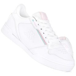 Buty damskie sportowe Kappa MARABU. Białe buty sportowe na co dzień damskie Kappa, bez wzorów, trekkingowe. W wyprzedaży za 149.00 zł.