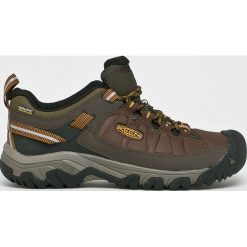 Keen - Buty. Brązowe buty trekkingowe męskie Keen, z materiału, bez zapięcia, outdoorowe. W wyprzedaży za 339.90 zł.