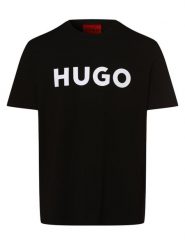 HUGO T-shirt Mężczyźni Dżersej czarny, M. Czarne t-shirty męskie Hugo, m, bez wzorów, z dżerseju, bez kołnierzyka. Za 199.95 zł.