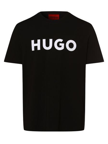 HUGO T-shirt Mężczyźni Dżersej czarny, M. Czarne t-shirty męskie Hugo, m, bez wzorów, z dżerseju, bez kołnierzyka. Za 199.95 zł.
