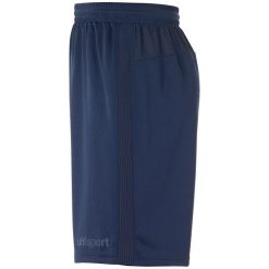 Szorty przedstawienie Uhlsport. Niebieskie szorty męskie UHLSPORT, bez wzorów, z materiału. Za 151.35 zł.