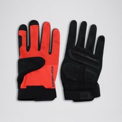 Rękawiczki Endura Loop z pełnymi palcami, CZERWONE 2XL. Czerwone rękawiczki damskie ENDURA, bez wzorów, z materiału. Za 97.99 zł.