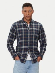 Barbour Koszula Crossfell MSH4995BL33 Granatowy Tailored Fit. Niebieskie koszule męskie Barbour, l, bez wzorów, z bawełny, bez kołnierzyka, bez ramiączek. Za 419.99 zł.