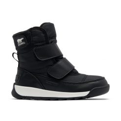 Śniegowce juniorskie Sorel Whitney II Strap WP. Czarne buty zimowe męskie Sorel, na zimę. Za 299.99 zł.