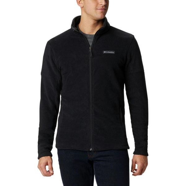 Polarowy sweter męski Columbia Basin Trail III Full Zip. Czarne swetry męskie Columbia, na zimę, l, bez wzorów, z polaru, bez kołnierzyka. Za 255.30 zł.