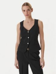 Guess Kamizelka W6GH49 W1895 Czarny Slim Fit. Czarne kamizelki damskie Guess, l, z syntetyku. Za 469.99 zł.