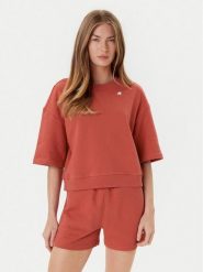 K-Way Bluza Gwen K7127ZW Czerwony Comfort Fit. Czerwone bluzy bez kaptura damskie k-way, s, z bawełny. Za 309.99 zł.