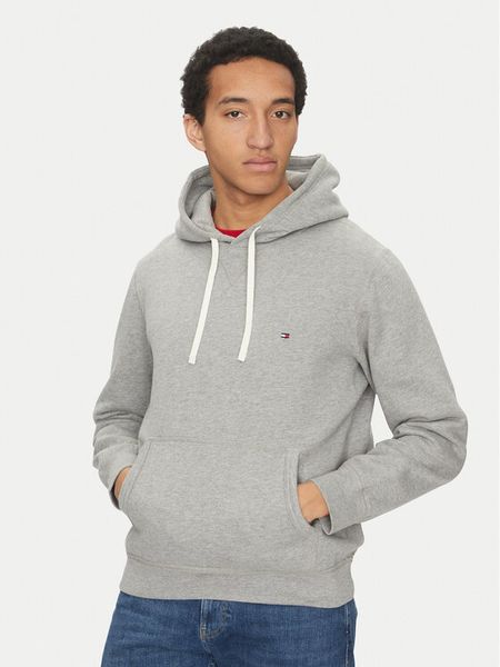 Tommy Hilfiger Bluza Essential MW0MW37230 Szary Regular Fit. Szare bluzy bez kaptura męskie Tommy Hilfiger, m, z syntetyku. Za 399.99 zł.