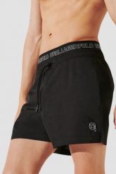 KARL LAGERFELD Czarne kąpielówki męskie Ikon. Czarne kąpielówki męskie Karl Lagerfeld, l, bez wzorów. W wyprzedaży za 249.99 zł.