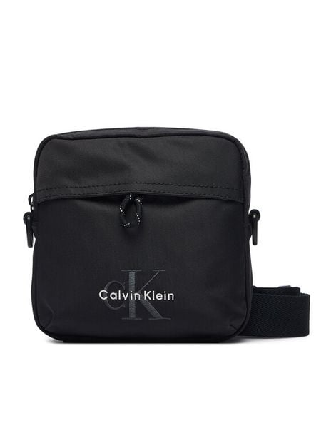Calvin Klein Saszetka Bold Square Crossbody LV04D3454G Czarny. Czarne saszetki męskie CALVIN KLEIN, z materiału. Za 289.99 zł.